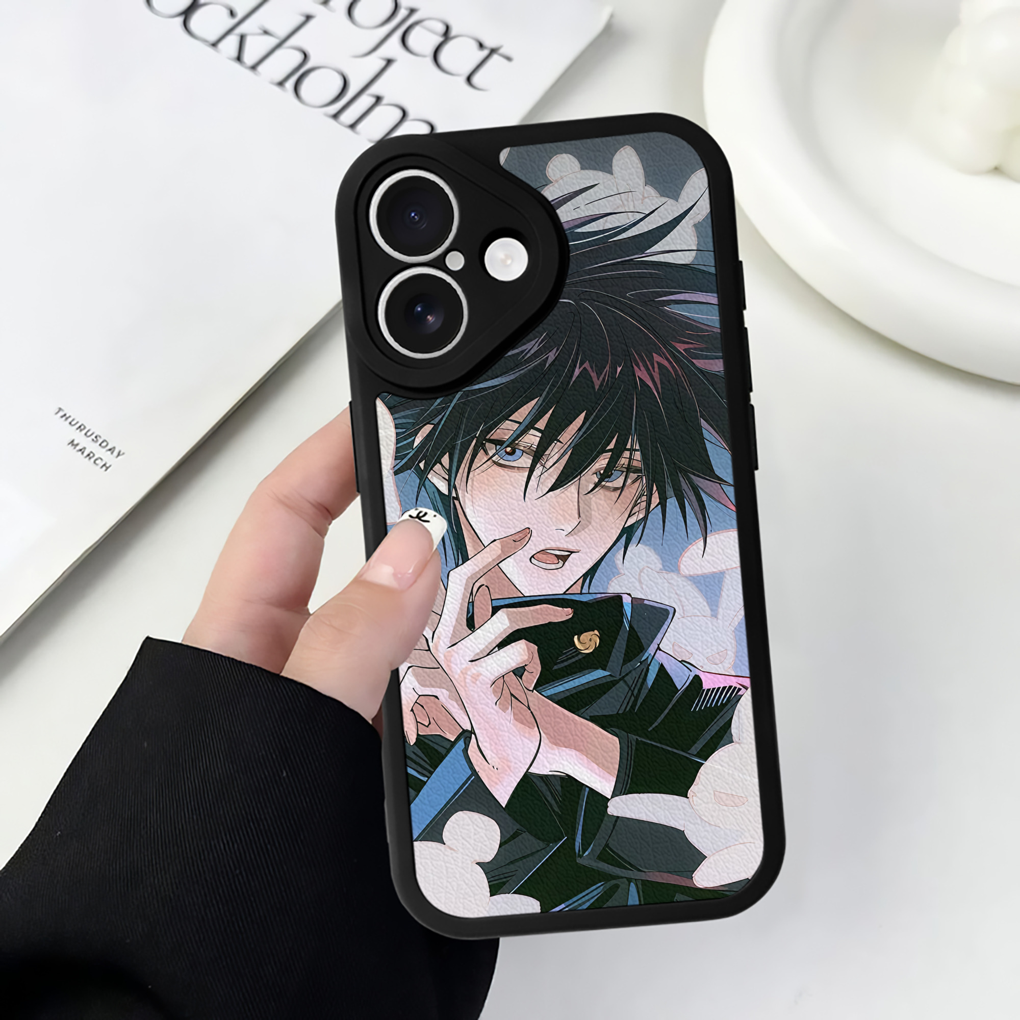 （画像用） SPY×FAMILY间谍家家酒 【iPhone 16シリーズ対応】シリコンスマホケース（レザー調） 材質：シリコン